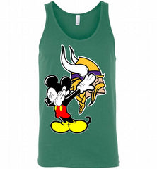 Disney Mickey Mouse Dabbing Minnesota Vikings Tank - zezetee
