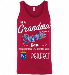 I'M A Grandma And A Kansas City Royals Fans Gift Tank - zezetee