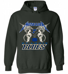 Metallica St Louis Blues Logo Hoodie - zezetee