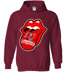 Tampa Bay Buccaneers  x The Rolling Stones Logo Hoodie - zezetee