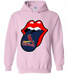 St Louis Cardinals  x The Rolling Stones Logo Hoodie - zezetee