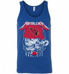 Metallica Skull Snake Arizona Cardinals Tank - zezetee