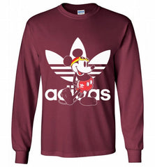 ADIDAS SWIMMING MICKEY MOUSE DISNEY SPORTS Gildan Long Shirt - zezetee