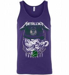 Metallica Skull Snake Milwaukee Bucks Tank - zezetee