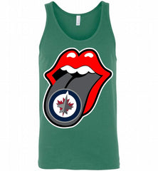 Winnipeg Jets  x The Rolling Stones Logo Tank - zezetee