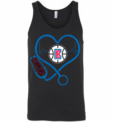 Nurse Heartbeat Love Los Angeles Clippers Tank
