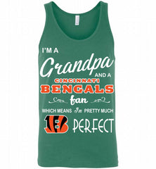 I'M A Grandpa And A Cincinnati Bengals Pretty Much Perfect Tank - zezetee
