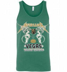 Metallica Vegas Golden Knights Logo Tank - zezetee