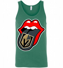 Vegas Golden Knightsg  x The Rolling Stones Logo Tank - zezetee
