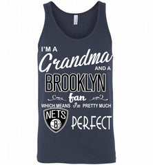 I'M A Grandma And A Brooklyn Nets Fans Perfect Tank - zezetee