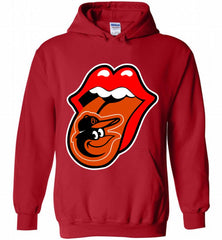 Baltimore Orioles  x The Rolling Stones Logo Hoodie - zezetee