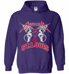 Metallica St Louis Eagles Logo Hoodie - zezetee