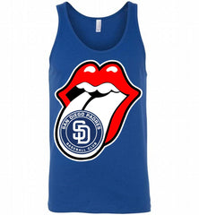 San Diego Padres  x The Rolling Stones Logo Tank - zezetee