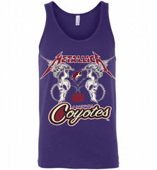 Metallica Arizona Coyotes Logo Tank - zezetee