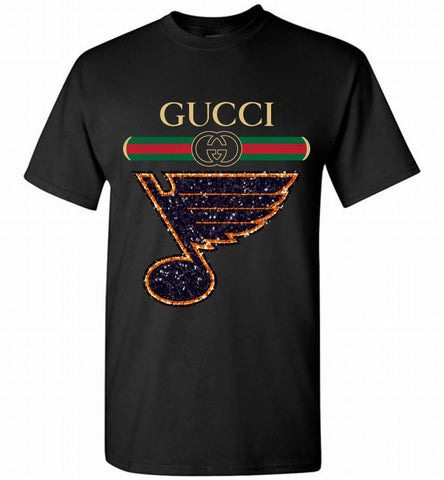 Gucci St Louis Blues Logo Shirt - zezetee