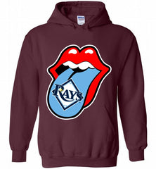 Tampa Bay Rays  x The Rolling Stones Logo Hoodie - zezetee