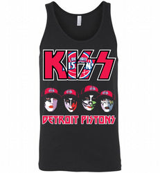 Kiss Detroit Pistons Logo Tank