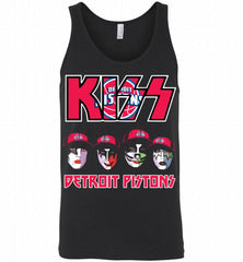 Kiss Detroit Pistons Logo Tank - zezetee