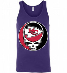 Kansas City Chiefs Grateful Dead Logo Band Tank - zezetee