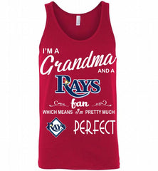 I'M A Grandma And A Tampa Bay Rays Fans Gift Tank - zezetee