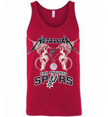 Metallica San Antonio Spurs Logo Tank - zezetee