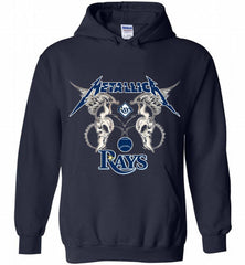 Metallica Tampa Bay Rays Logo Hoodie - zezetee