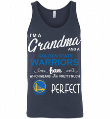 I'M A Grandma And A Golden State Warriors Fans Perfect Tank - zezetee