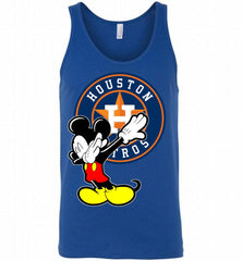 Disney Mickey Mouse Dabbing Houston Astros Tank - zezetee