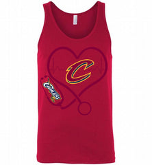 Nurse Heartbeat Love Cleveland Cavaliers Tank - zezetee