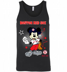 Boston Red Sox Mickey Mouse Disney Super Star Tank - zezetee