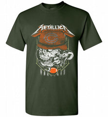 Metallica Skull Snake Chicago Bears Shirt - zezetee