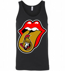 Ottawa Senators  x The Rolling Stones Logo Tank