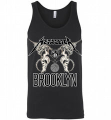 Metallica Brooklyn Nets Logo Tank - zezetee