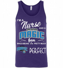 I'M A Nurse And A Orlando Magic Fans Perfect Tank - zezetee