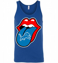 Detroit Lions  x The Rolling Stones Logo Tank - zezetee