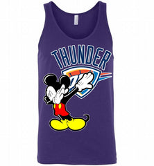 Disney Mickey Mouse Dabbing Oklahoma City Thunder Tank - zezetee
