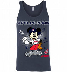 Cleveland Indians Mickey Mouse Disney Super Star Tank - zezetee