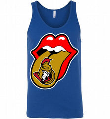 Ottawa Senators  x The Rolling Stones Logo Tank - zezetee