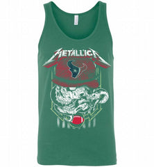 Metallica Skull Snake Houston Texans Tank - zezetee