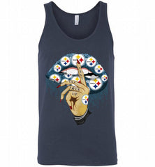 NFL Pittsburgh Steelers Lip Shut up Fans Gift Tank - zezetee