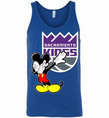 Disney Mickey Mouse Dabbing Sacramento Kings Tank - zezetee