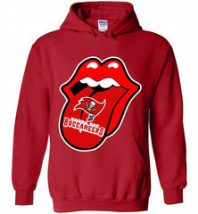 Tampa Bay Buccaneers  x The Rolling Stones Logo Hoodie - zezetee