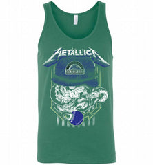 Metallica Skull Colorado Rockies Logo Tank - zezetee