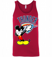 Disney Mickey Mouse Dabbing Oklahoma City Thunder Tank - zezetee