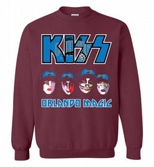 Kiss Orlando Magic Logo Crewneck Sweatshirt - zezetee