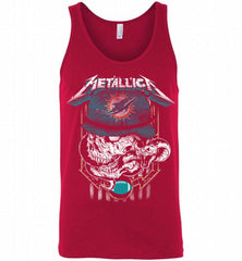 Metallica Skull Snake Miami Dolphins Tank - zezetee