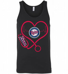 Nurse Heartbeat Minnesota Twins Tank