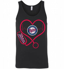 Nurse Heartbeat Minnesota Twins Tank - zezetee
