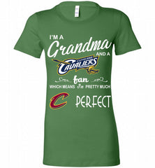 I'M A Grandma And A Cleveland Cavaliers Fans Perfect Bella Ladies Tee - zezetee