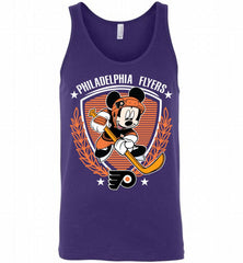 NHL Hockey Mickey Mouse Philadelphia Flyers Disney Tank - zezetee